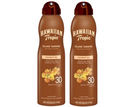 hawaiian tropic protective tanning oil spray spf 30 review